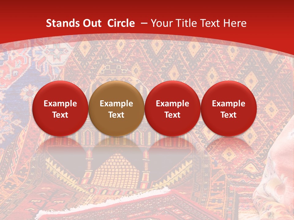 Hanging Rug Tapestry PowerPoint Template