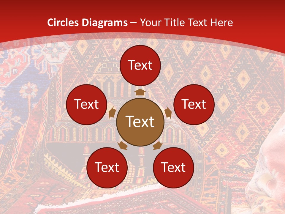 Hanging Rug Tapestry PowerPoint Template