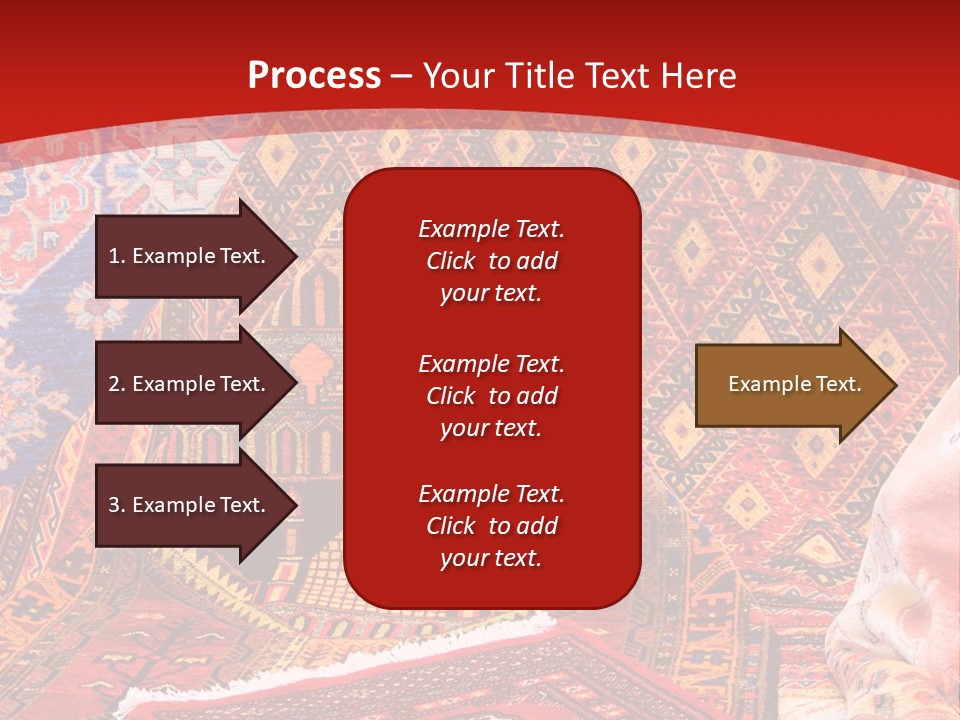 Hanging Rug Tapestry PowerPoint Template