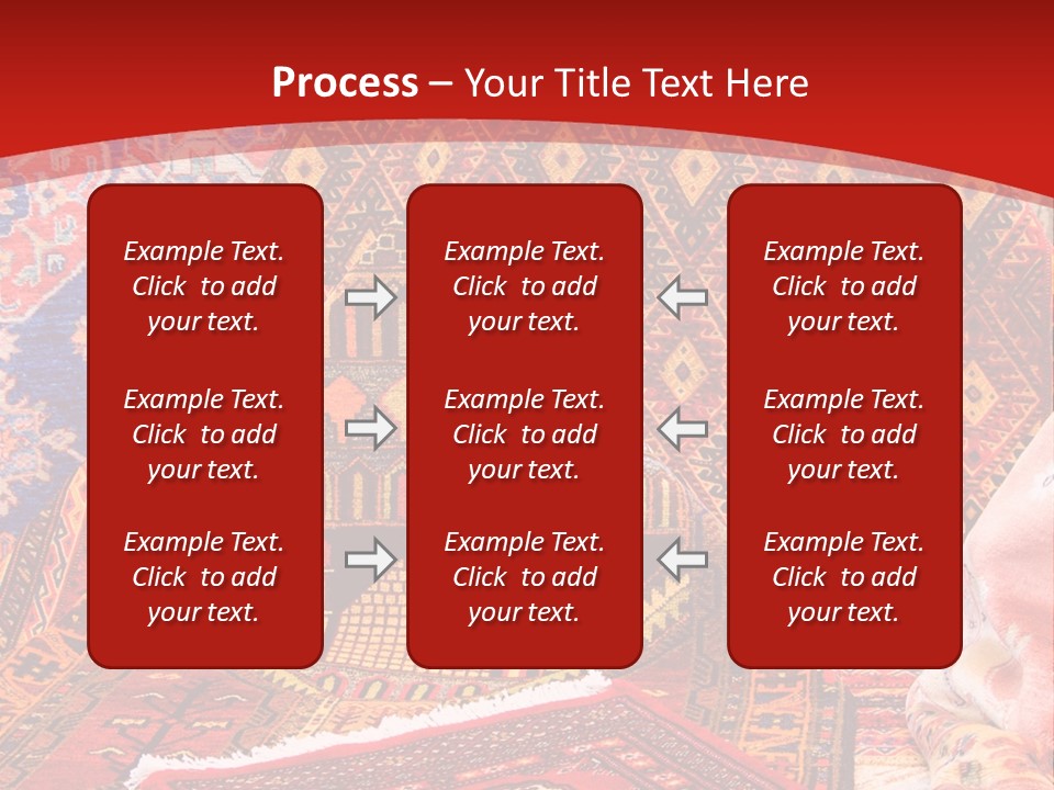 Hanging Rug Tapestry PowerPoint Template