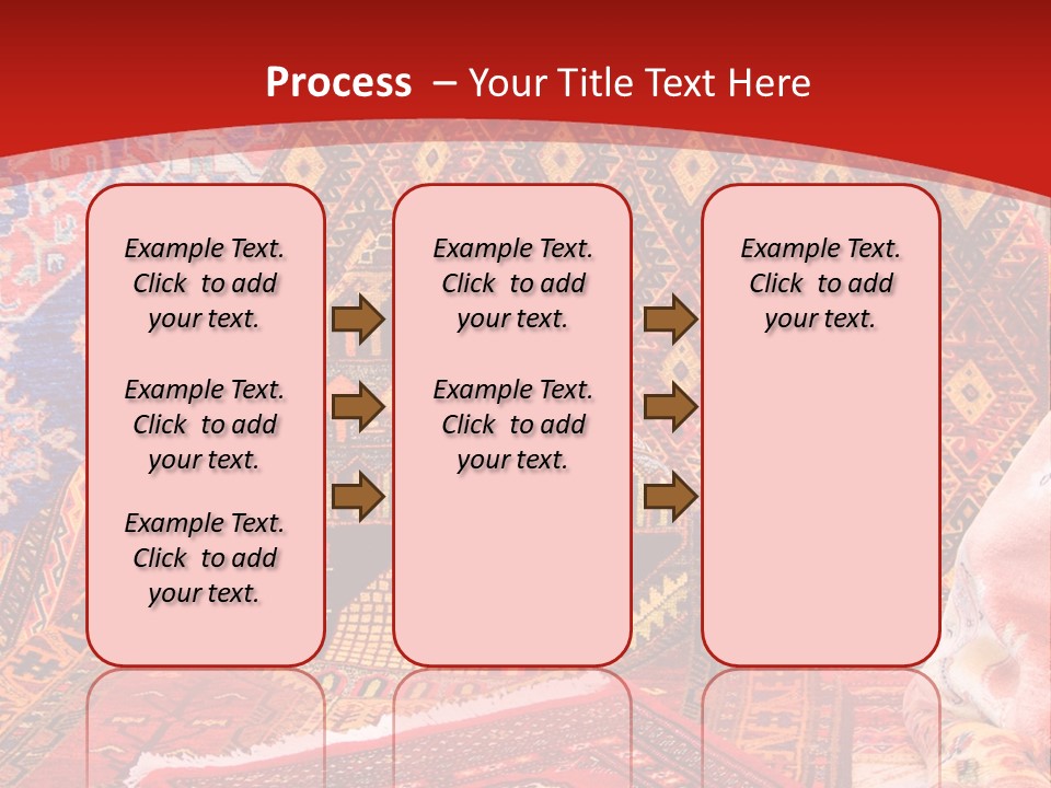 Hanging Rug Tapestry PowerPoint Template