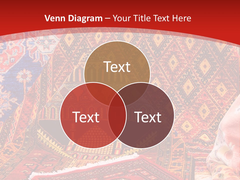 Hanging Rug Tapestry PowerPoint Template