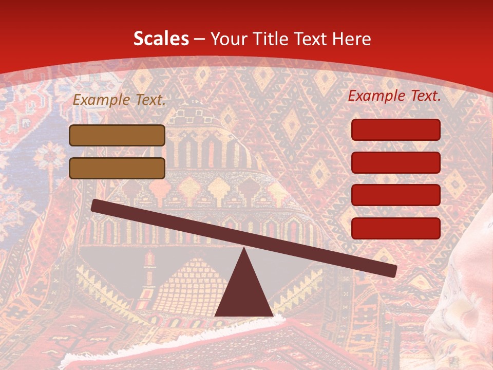 Hanging Rug Tapestry PowerPoint Template