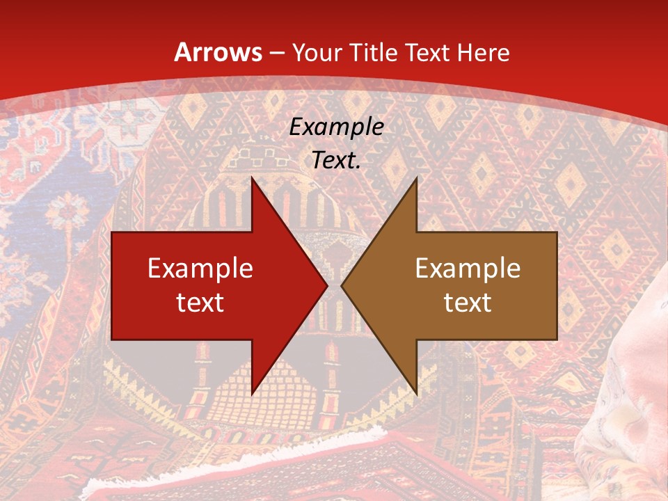 Hanging Rug Tapestry PowerPoint Template