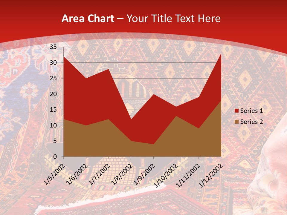 Hanging Rug Tapestry PowerPoint Template