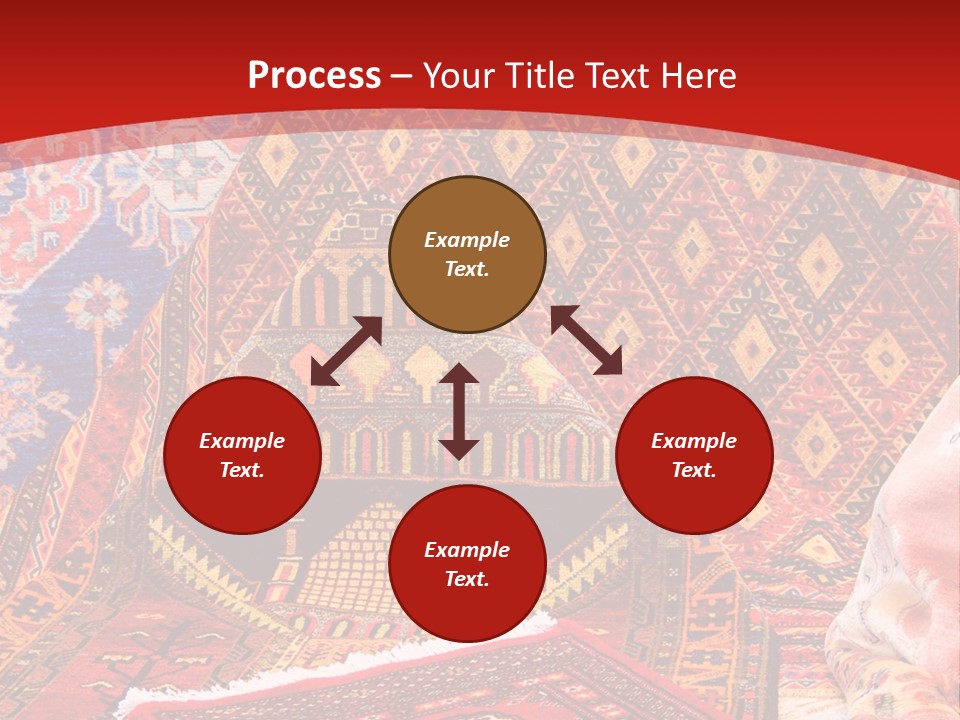 Hanging Rug Tapestry PowerPoint Template
