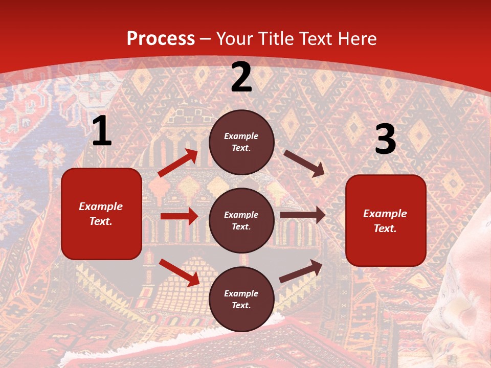 Hanging Rug Tapestry PowerPoint Template