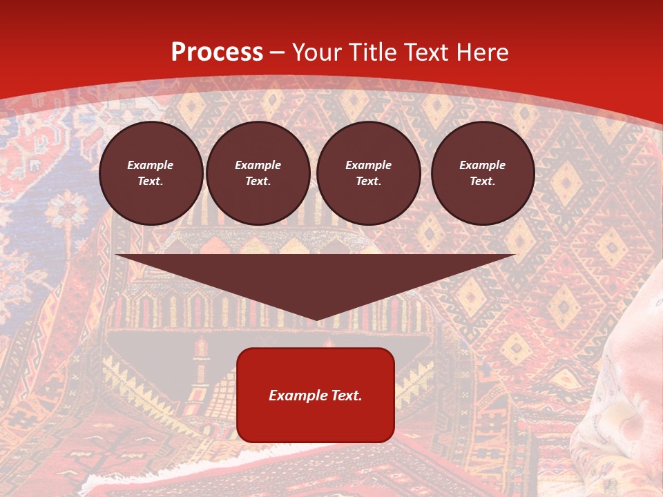 Hanging Rug Tapestry PowerPoint Template