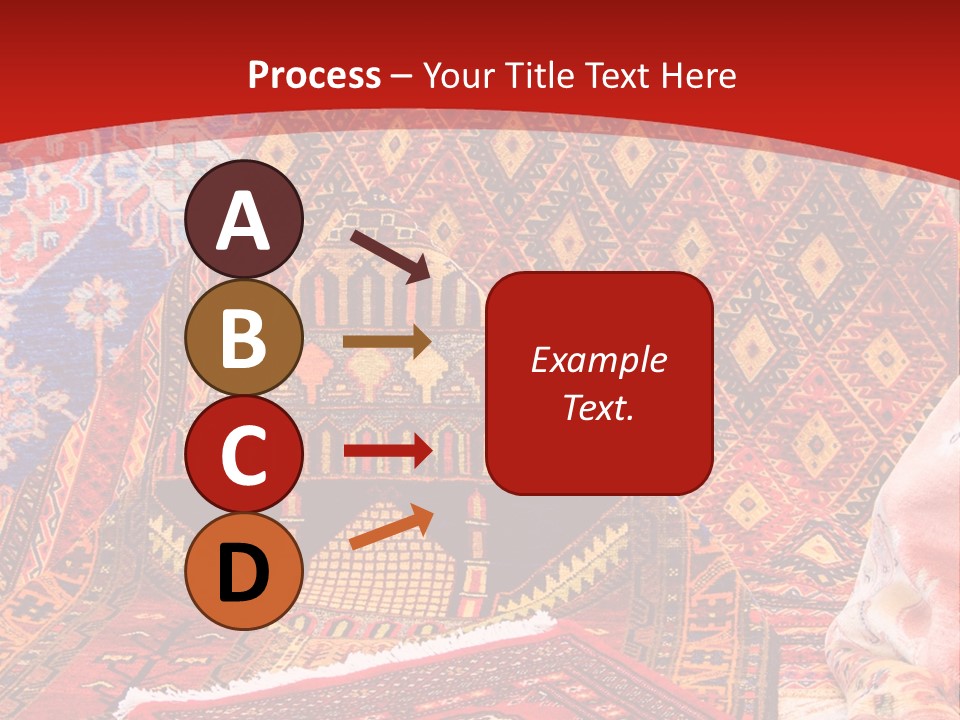 Hanging Rug Tapestry PowerPoint Template