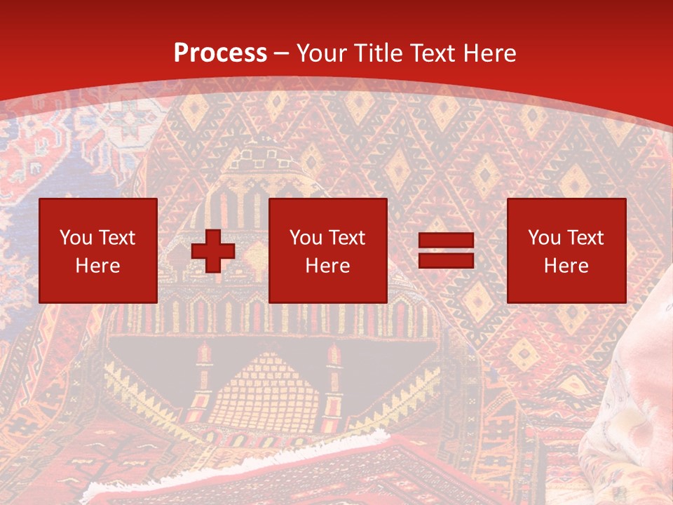 Hanging Rug Tapestry PowerPoint Template