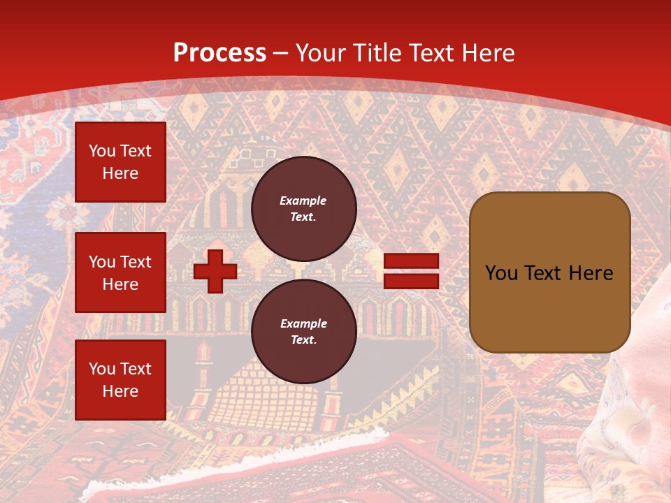 Hanging Rug Tapestry PowerPoint Template