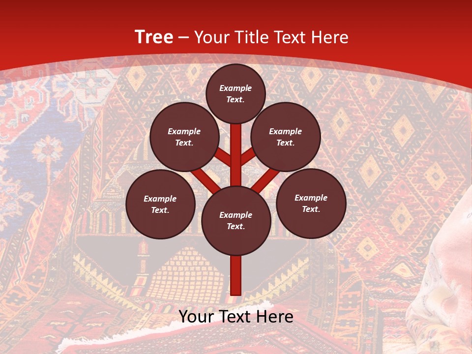 Hanging Rug Tapestry PowerPoint Template