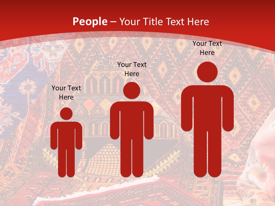 Hanging Rug Tapestry PowerPoint Template