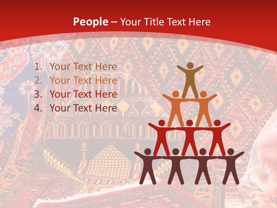 Hanging Rug Tapestry PowerPoint Template