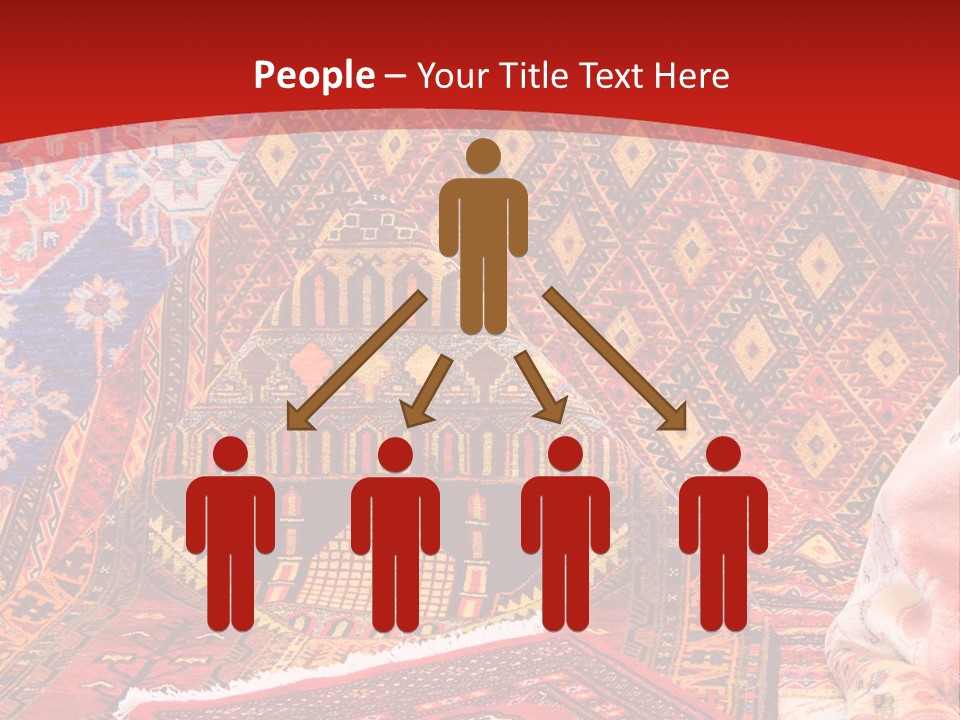 Hanging Rug Tapestry PowerPoint Template