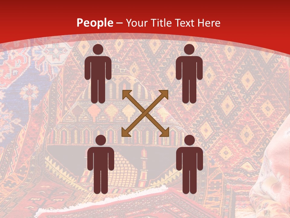 Hanging Rug Tapestry PowerPoint Template