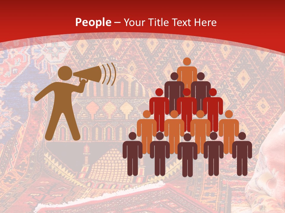 Hanging Rug Tapestry PowerPoint Template