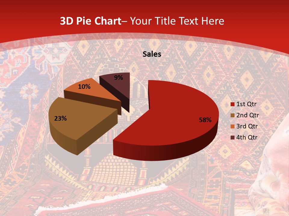 Hanging Rug Tapestry PowerPoint Template