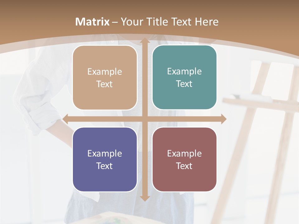 Text Message Wooden Mobile Phone PowerPoint Template