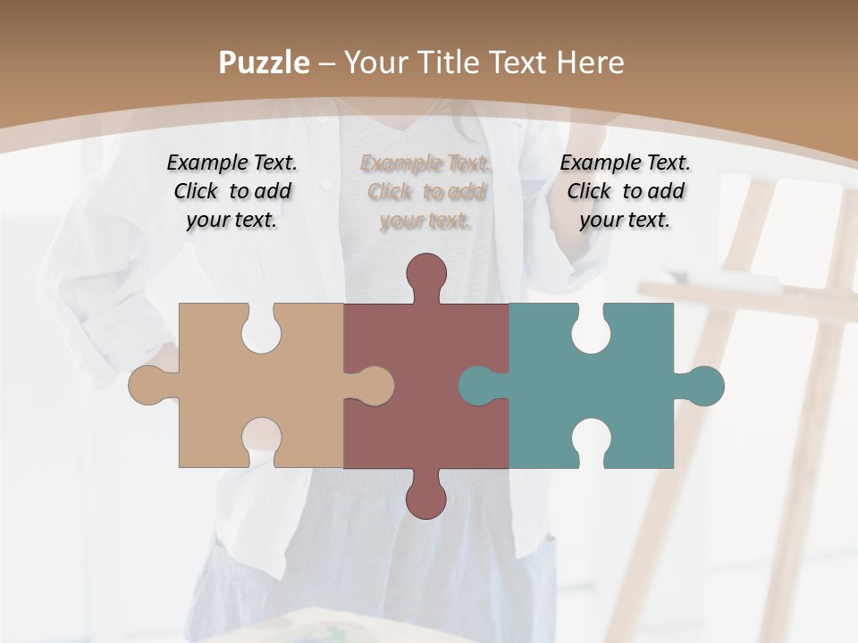 Text Message Wooden Mobile Phone PowerPoint Template