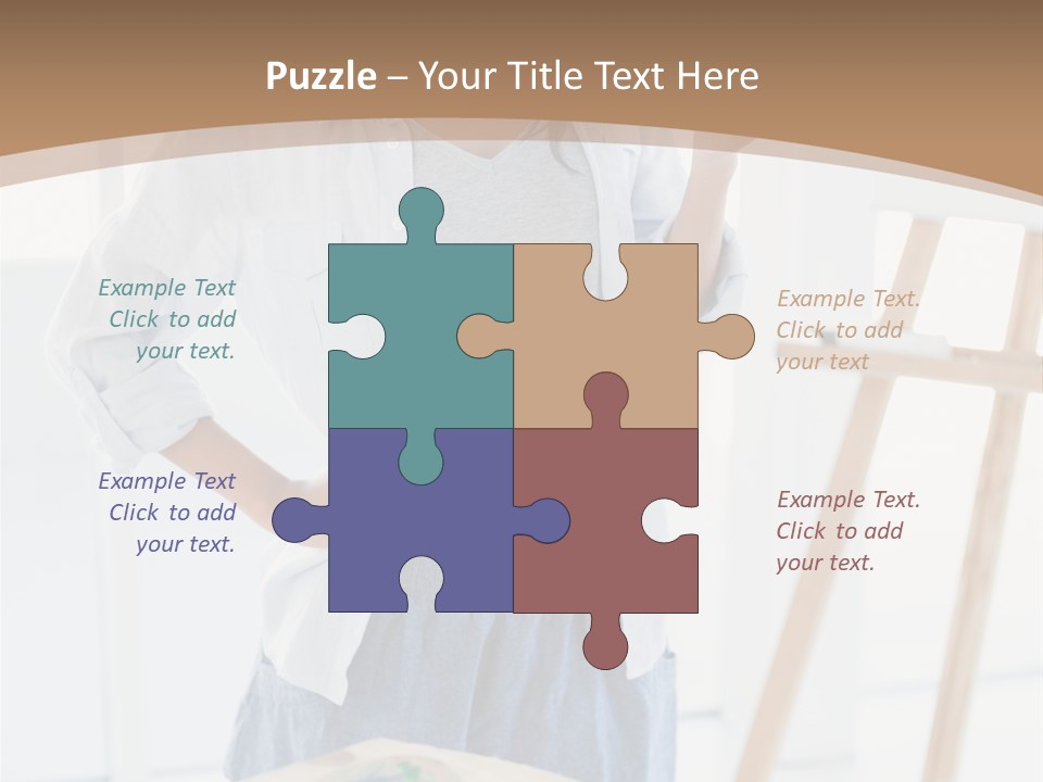 Text Message Wooden Mobile Phone PowerPoint Template