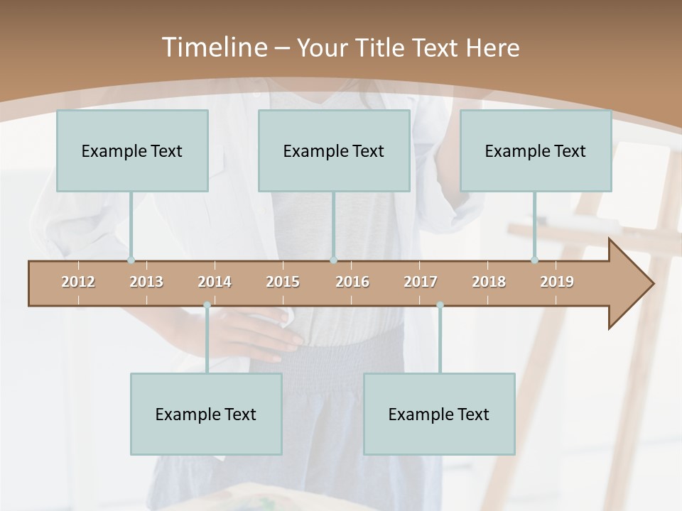 Text Message Wooden Mobile Phone PowerPoint Template