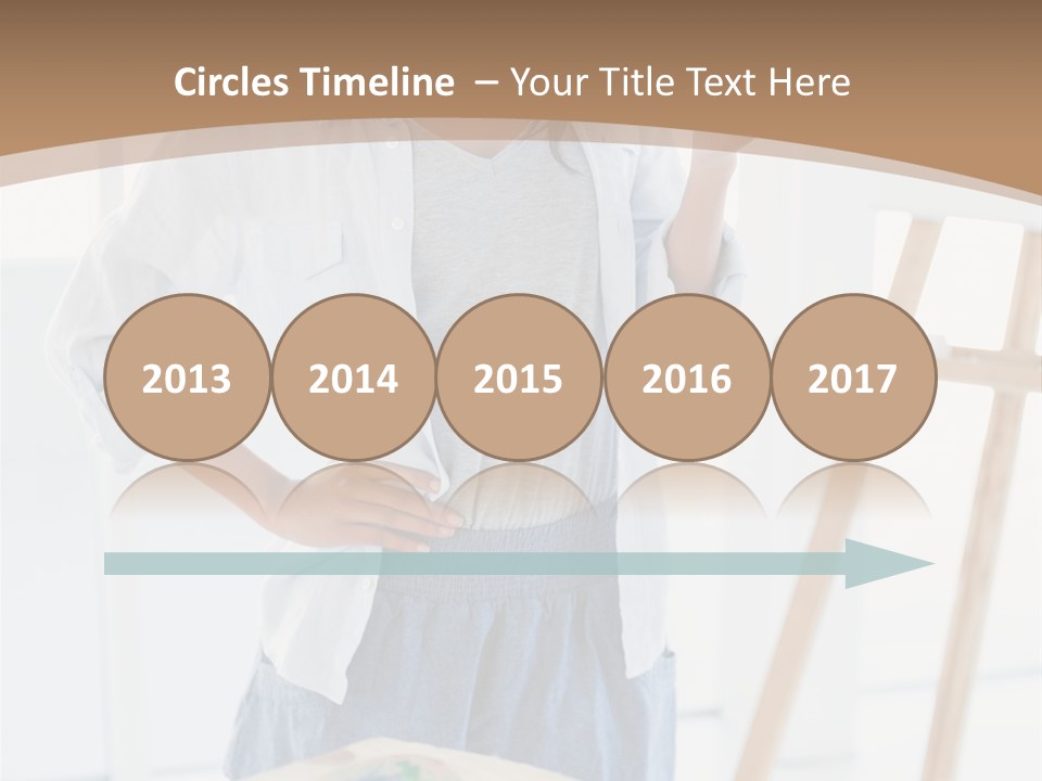 Text Message Wooden Mobile Phone PowerPoint Template