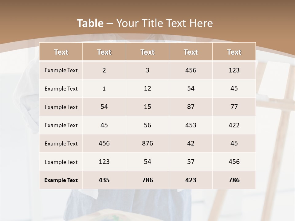 Text Message Wooden Mobile Phone PowerPoint Template