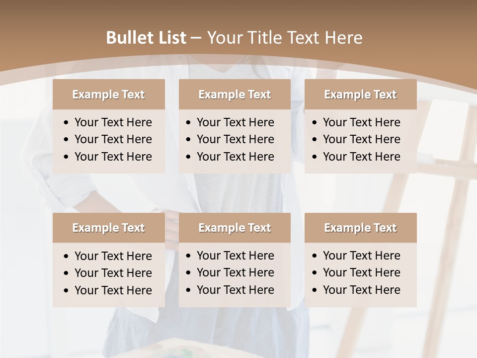 Text Message Wooden Mobile Phone PowerPoint Template