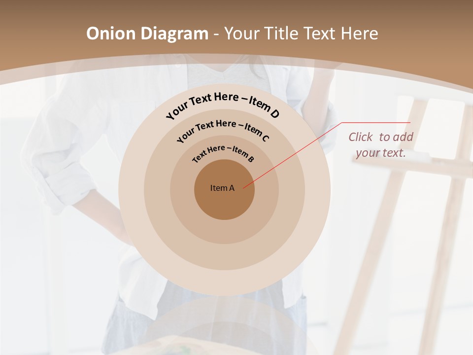 Text Message Wooden Mobile Phone PowerPoint Template