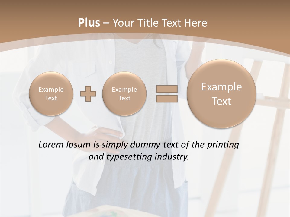 Text Message Wooden Mobile Phone PowerPoint Template