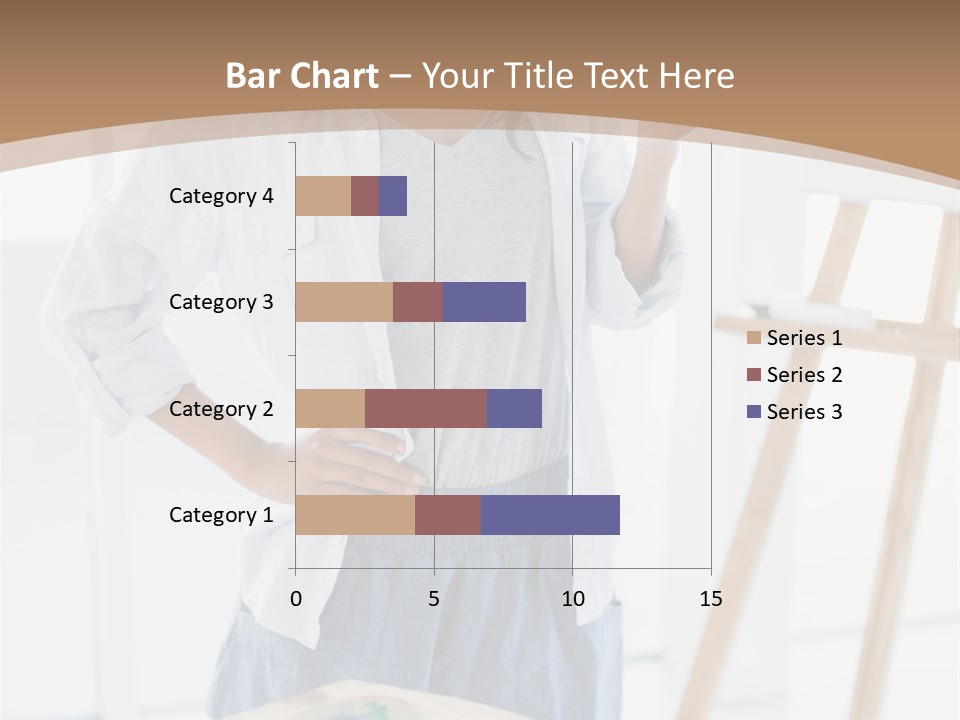 Text Message Wooden Mobile Phone PowerPoint Template