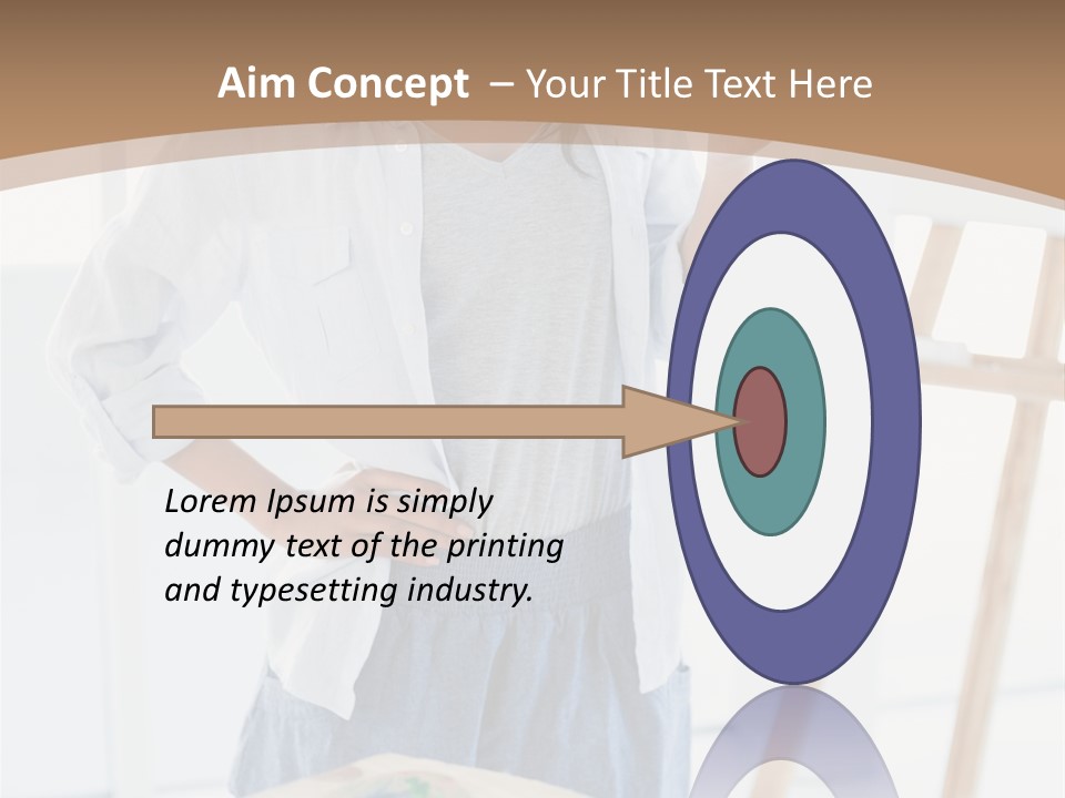 Text Message Wooden Mobile Phone PowerPoint Template