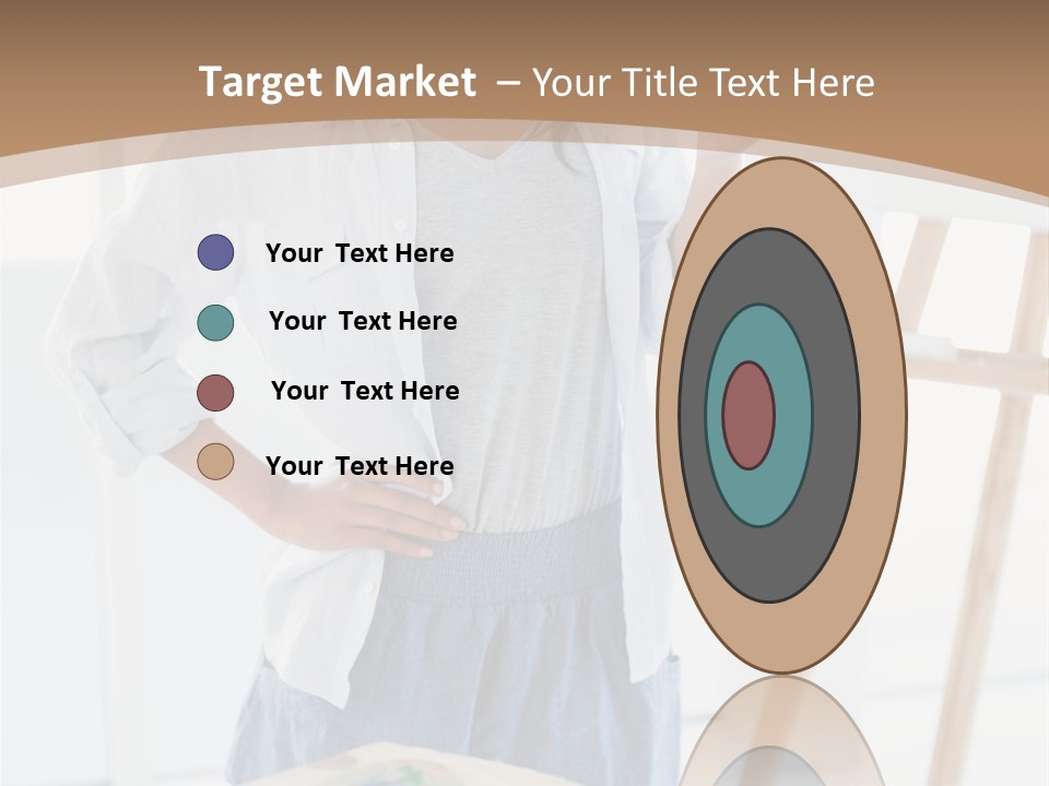 Text Message Wooden Mobile Phone PowerPoint Template