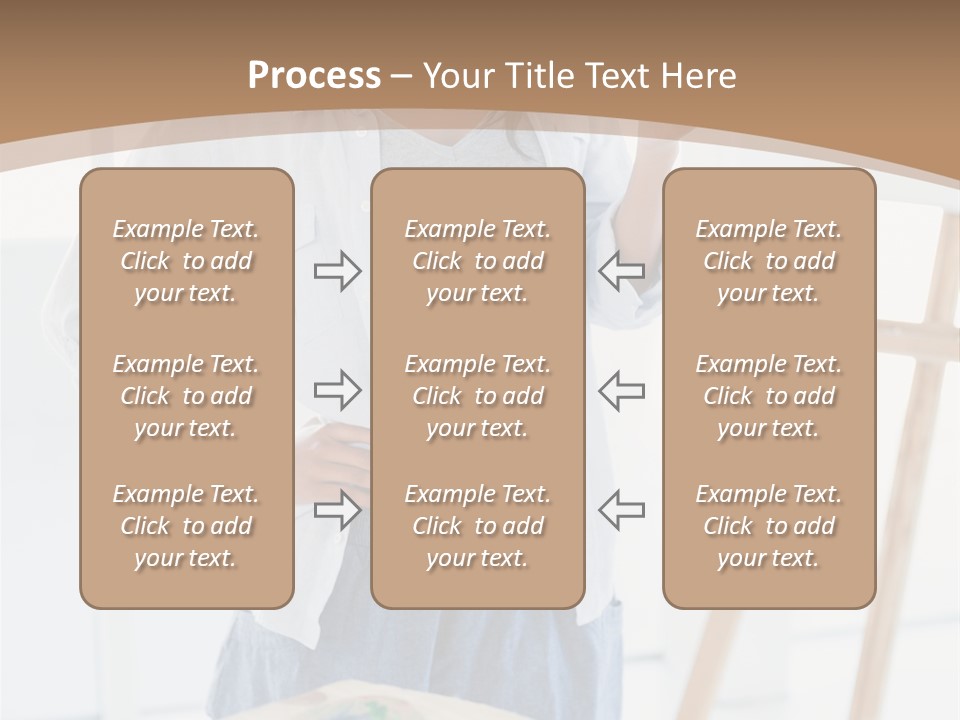 Text Message Wooden Mobile Phone PowerPoint Template