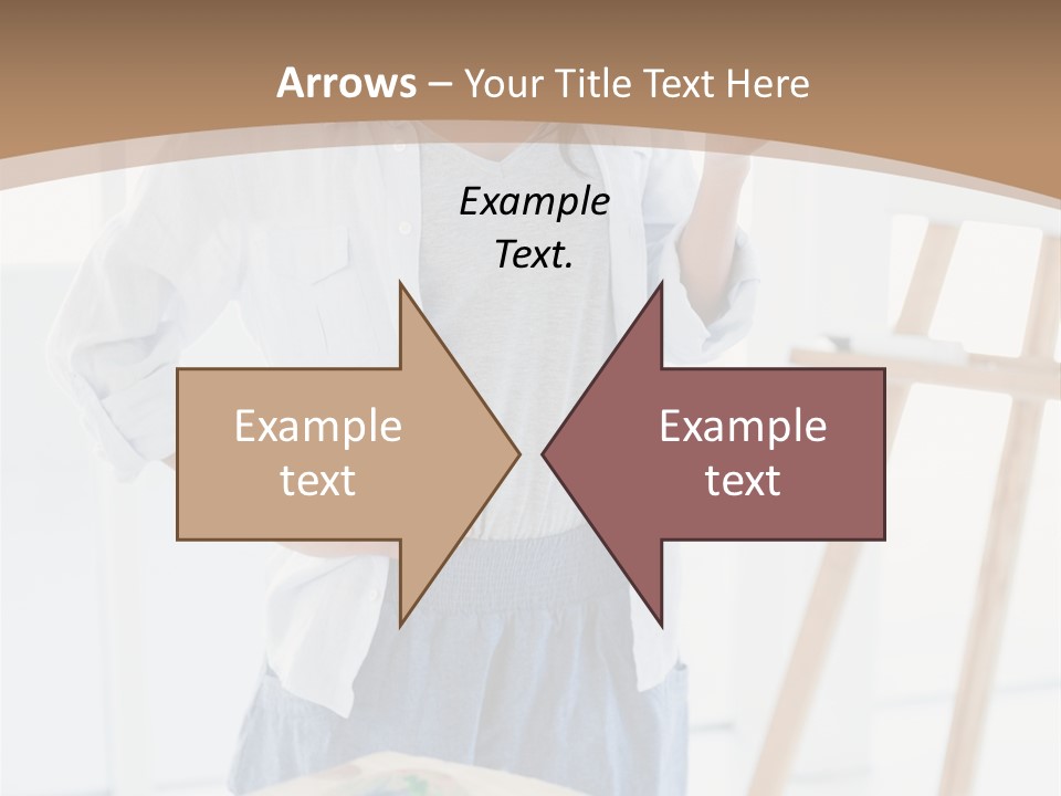 Text Message Wooden Mobile Phone PowerPoint Template