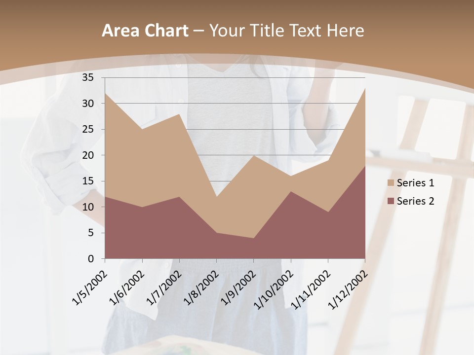 Text Message Wooden Mobile Phone PowerPoint Template