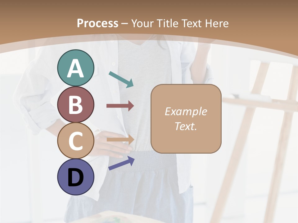 Text Message Wooden Mobile Phone PowerPoint Template
