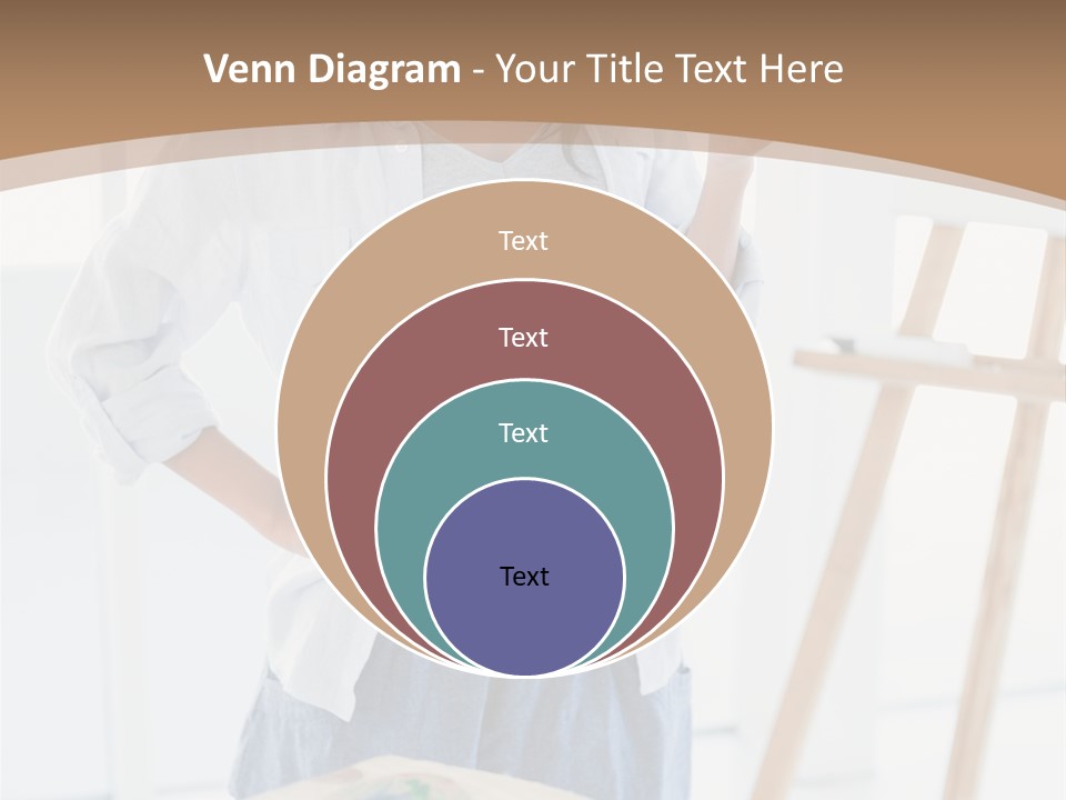 Text Message Wooden Mobile Phone PowerPoint Template