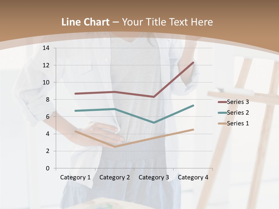 Text Message Wooden Mobile Phone PowerPoint Template