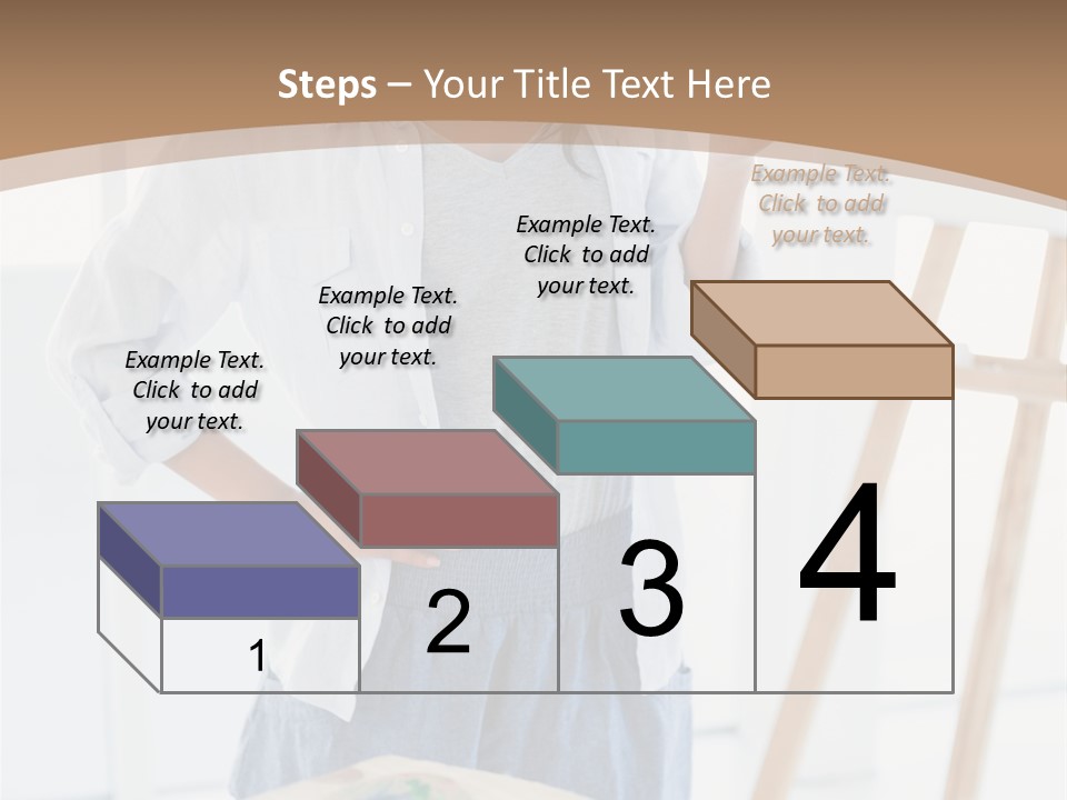 Text Message Wooden Mobile Phone PowerPoint Template