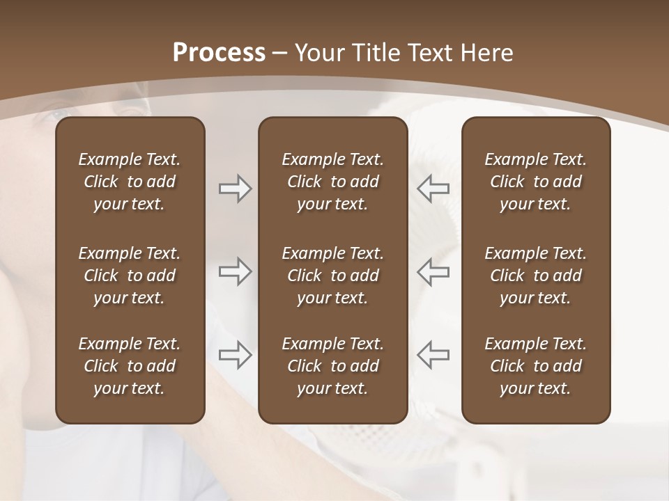 A Man Is Sitting In Front Of A Fan PowerPoint Template