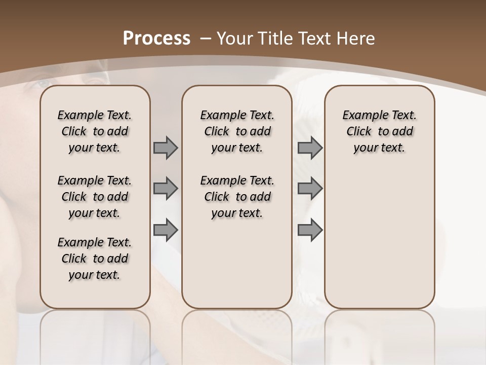 A Man Is Sitting In Front Of A Fan PowerPoint Template