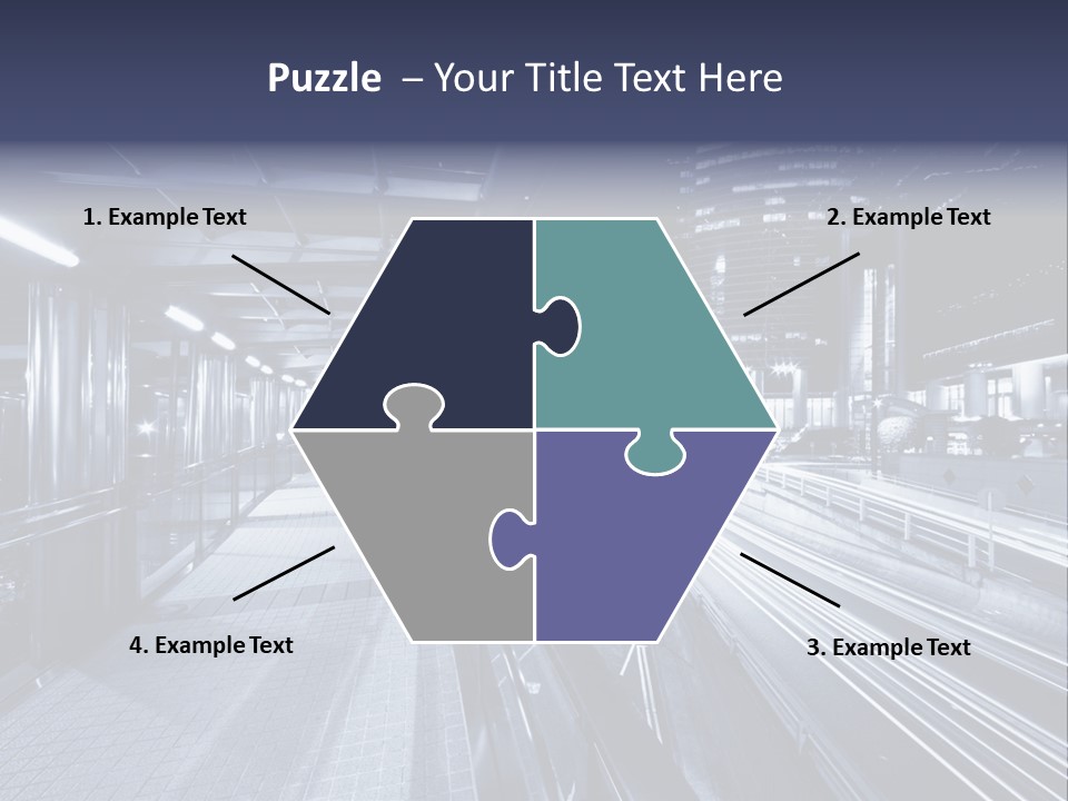 Laundry Generated White PowerPoint Template