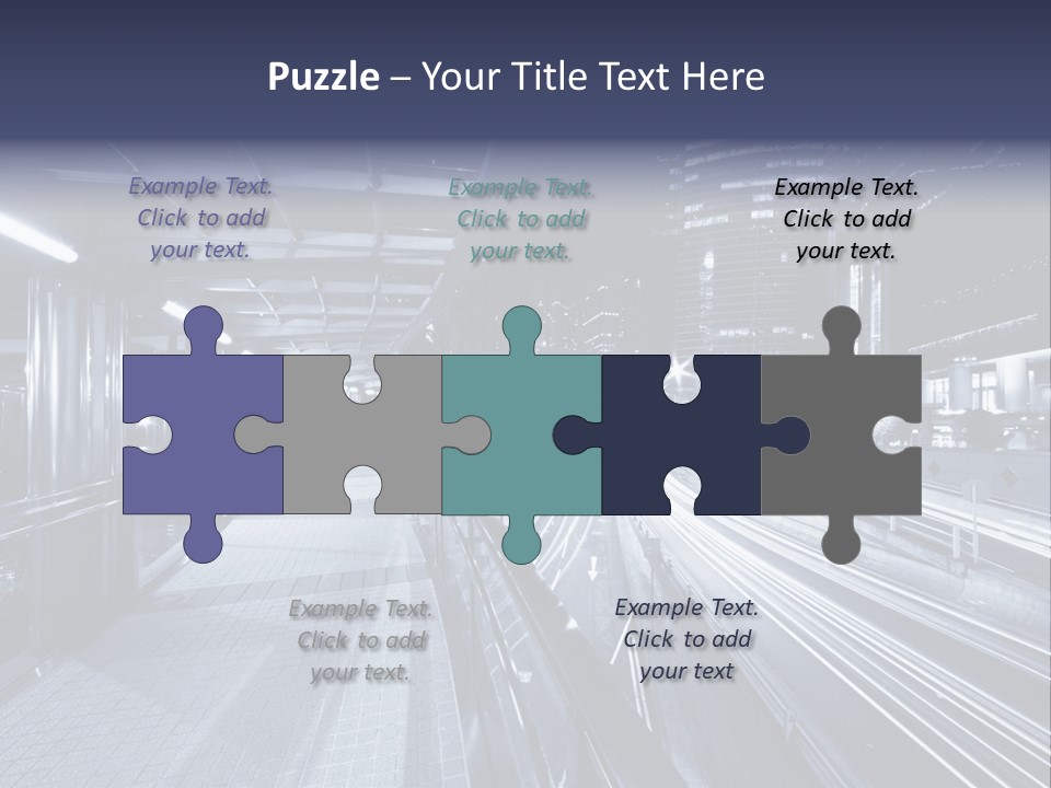 Laundry Generated White PowerPoint Template