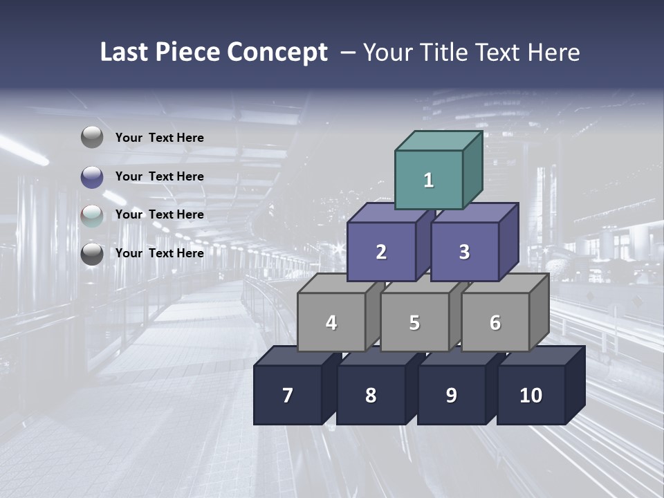 Laundry Generated White PowerPoint Template