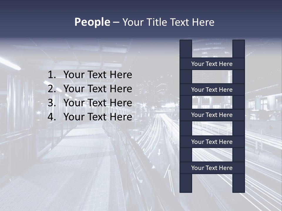 Laundry Generated White PowerPoint Template