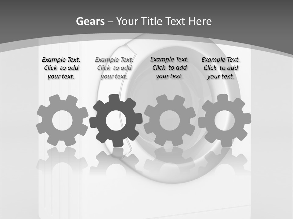 Laundry Generated White PowerPoint Template