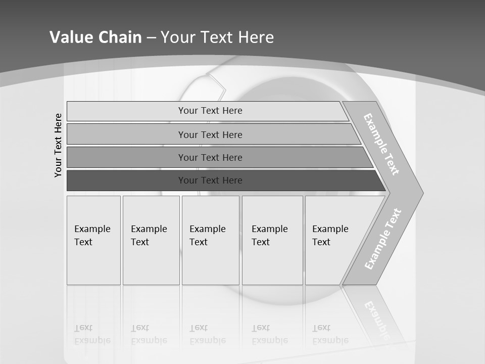 Laundry Generated White PowerPoint Template