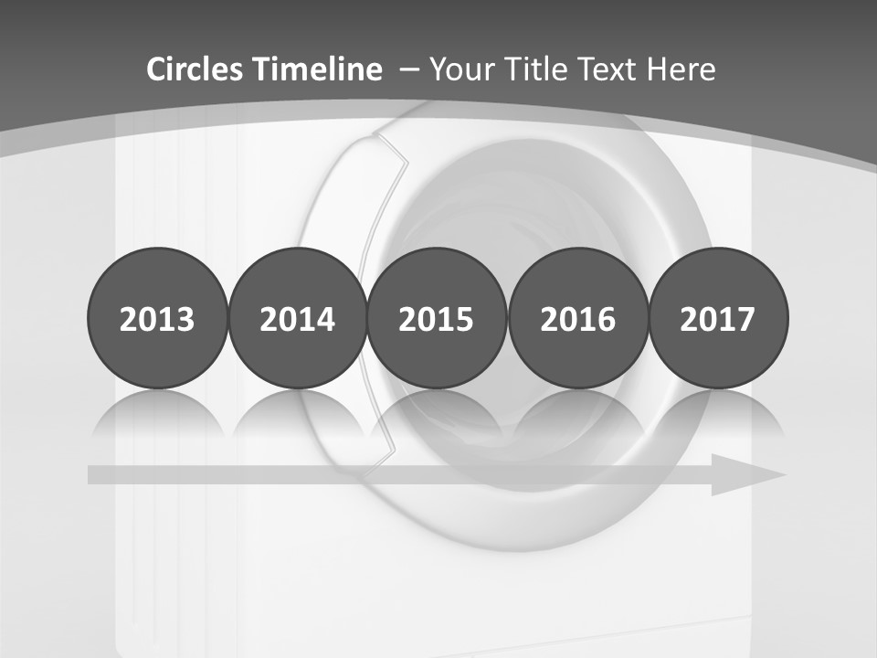 Laundry Generated White PowerPoint Template
